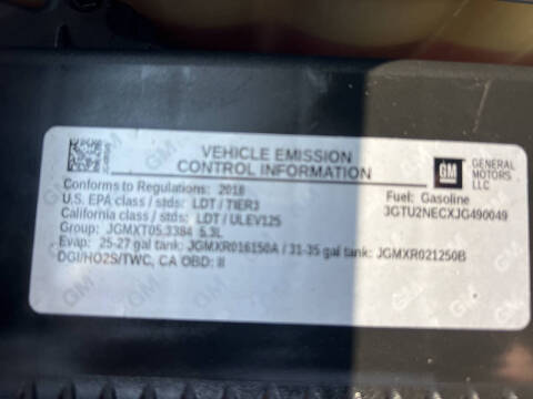 2018 GMC Sierra 1500