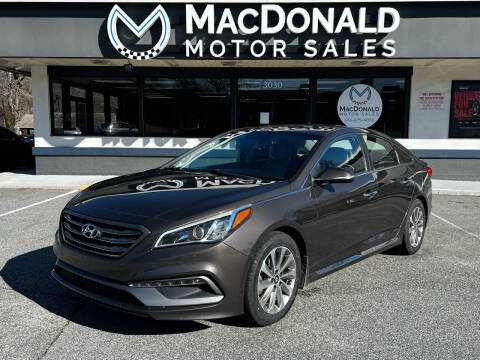 2017 Hyundai Sonata for sale at MacDonald Motor Sales in High Point NC