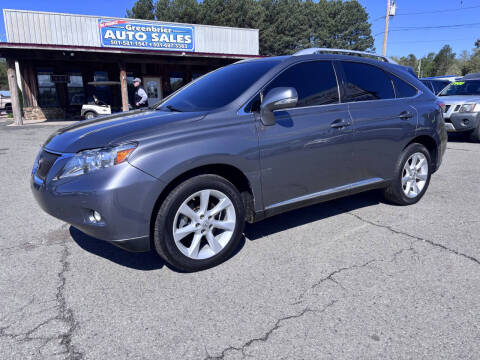 2012 Lexus RX 350 for sale at Greenbrier Auto Sales in Greenbrier AR