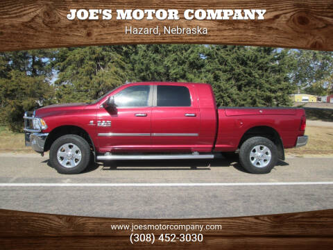 2015 RAM 3500 for sale at Joe's Motor Company in Hazard NE