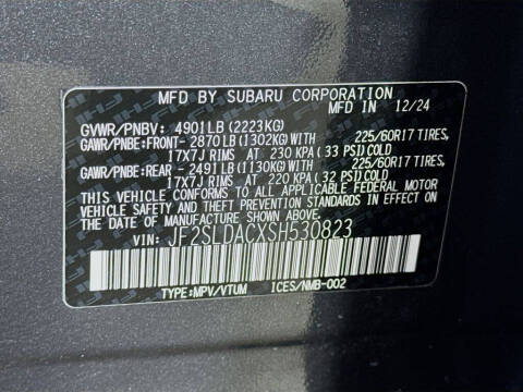 2025 Subaru Forester
