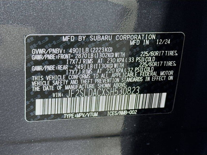 2025 Subaru Forester
