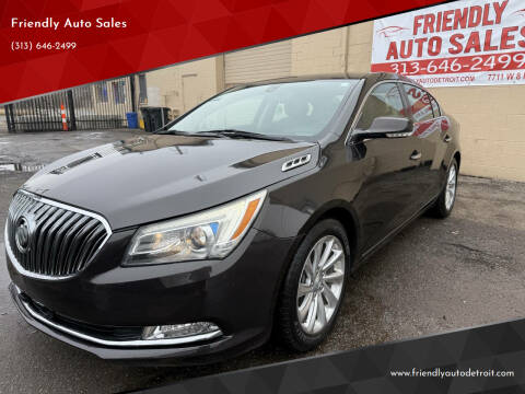 2014 Buick LaCrosse for sale at Friendly Auto Sales in Detroit MI