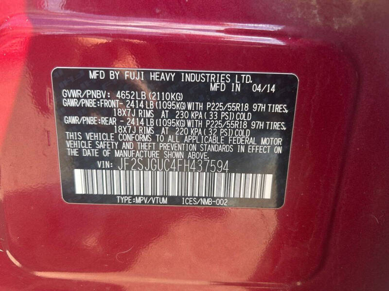 2015 Subaru Forester 2.0XT Touring