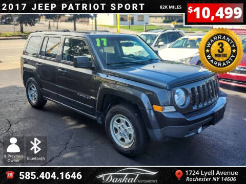 2017 Jeep Patriot for sale at Daskal Auto LLC in Rochester NY