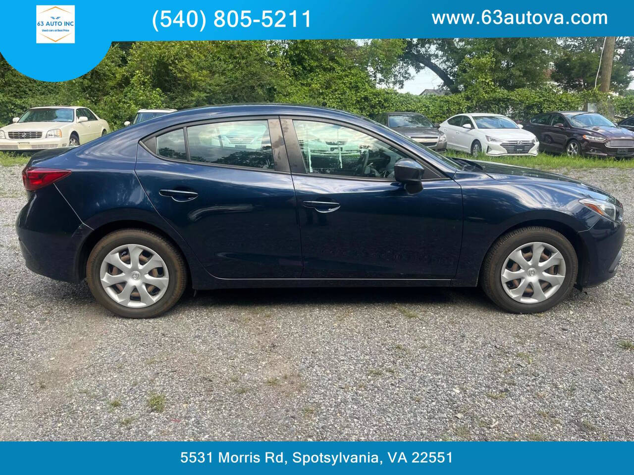 2015 Mazda Mazda3 for sale at 63 Auto Inc in Spotsylvania, VA