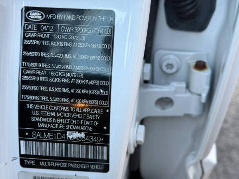 2012 Land Rover Range Rover HSE