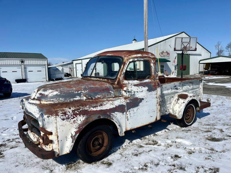 1951 Dodge B3B Short Bed for sale at 500 CLASSIC AUTO SALES in Knightstown IN