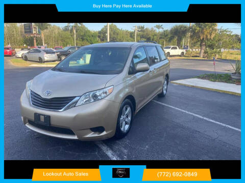 2011 Toyota Sienna for sale at Lookout Auto Sales in Stuart, FL