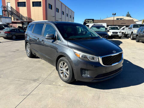 2016 Kia Sedona for sale at CRESCENT AUTO SALES in Denver CO