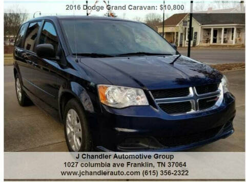 2016 Dodge Grand Caravan for sale at Franklin Motorcars in Franklin TN