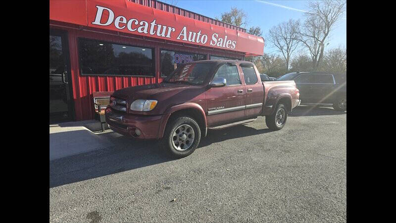 Red 2004 Toyota Tundra SR5 2