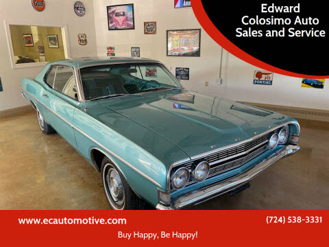 1968 Ford Fairlane 500 for sale at Edward Colosimo Auto Sales and Service in Evans City PA