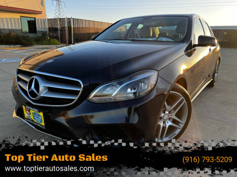2014 Mercedes-Benz E-Class for sale at Top Tier Auto Sales in Sacramento CA