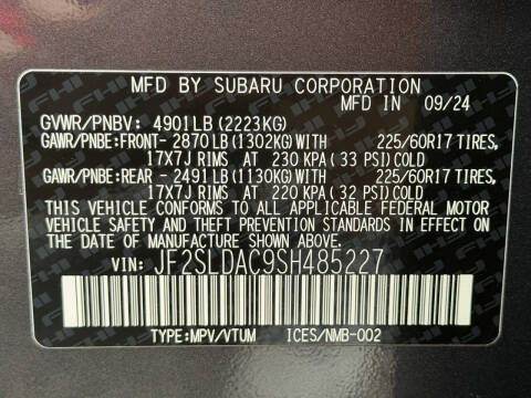 2025 Subaru Forester