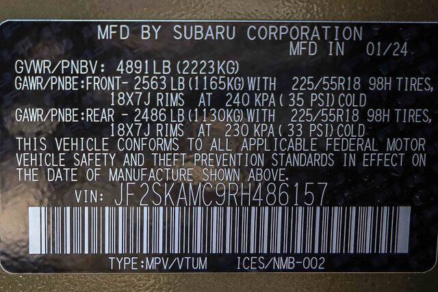 2024 Subaru Forester Touring