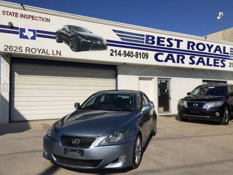 2007 Lexus IS 250 for sale at Best Royal Car Sales in Dallas TX