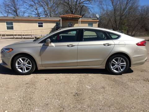 2018 Ford Fusion for sale at R and L Sales of Corsicana in Corsicana TX