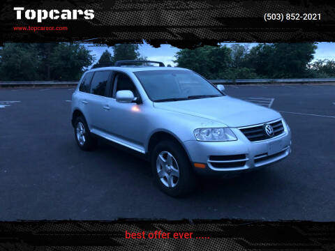 2005 Volkswagen Touareg for sale at Topcars in Wilsonville OR