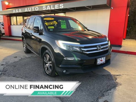 2018 Honda Pilot for sale at A&A Auto Sales in Fairhaven MA