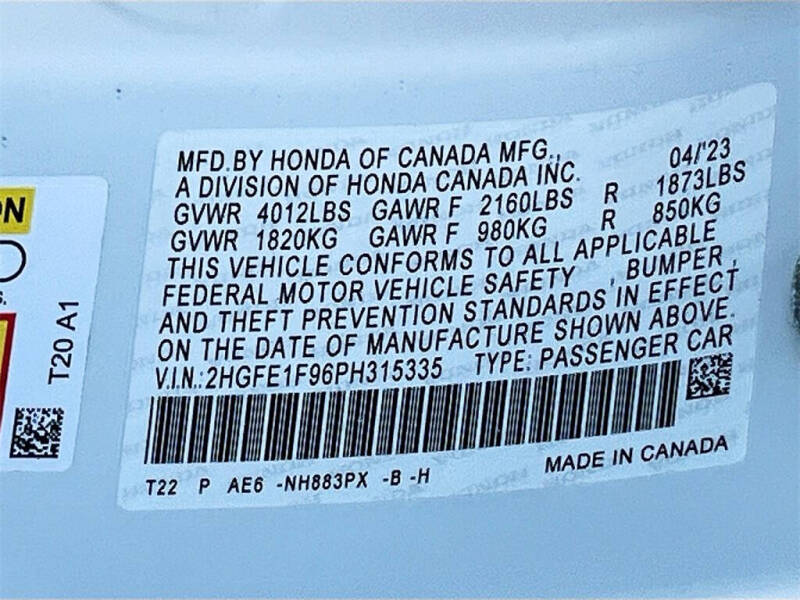 2023 Honda Civic Touring