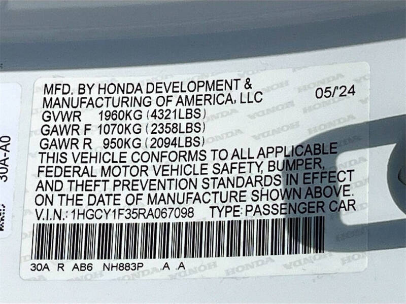 2024 Honda Accord EX