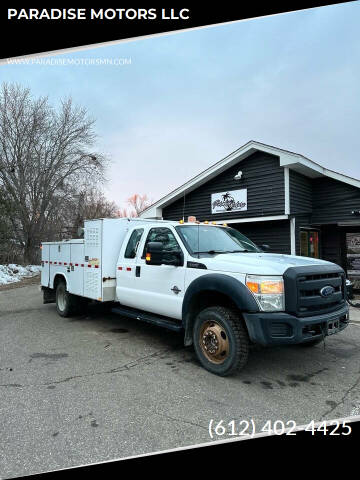 2015 Ford F-550 Super Duty for sale at PARADISE MOTORS LLC in Cambridge MN