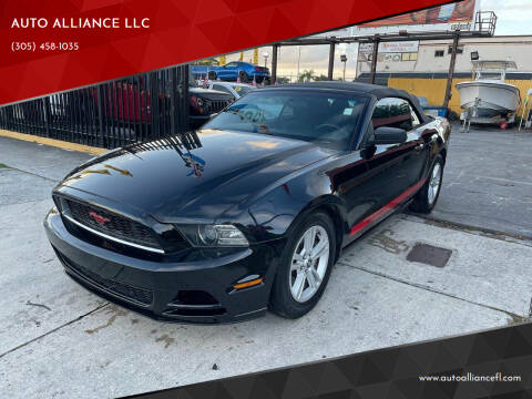 2014 Ford Mustang for sale at AUTO ALLIANCE LLC in Miami FL