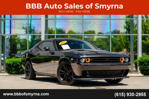 2019 Dodge Challenger for sale at BBB Auto Sales of Smyrna in Smyrna TN