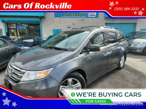 2013 Honda Odyssey for sale at Cars Of Rockville in Rockville MD