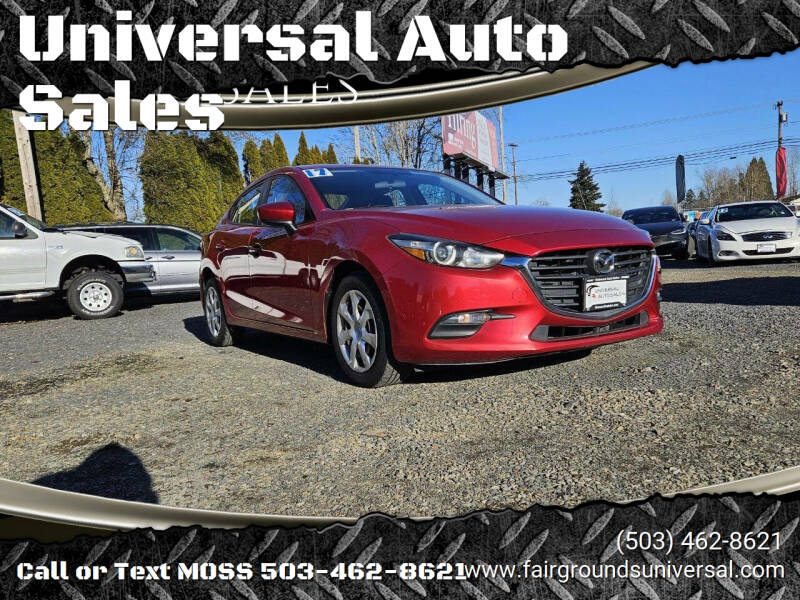 Used 2017 Mazda Mazda3 Sport with VIN 3MZBN1U74HM157690 for sale in Salem, OR