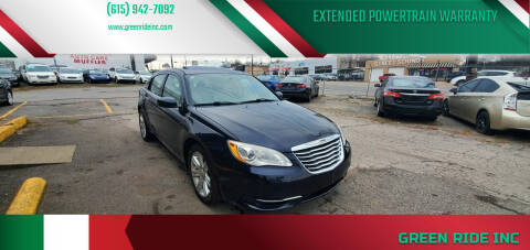 2012 Chrysler 200 for sale at Green Ride Inc in Nashville TN