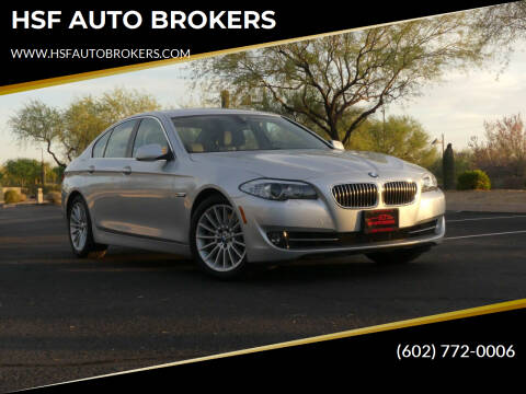 2012 BMW 5 Series for sale at HSF AUTO BROKERS in Phoenix AZ
