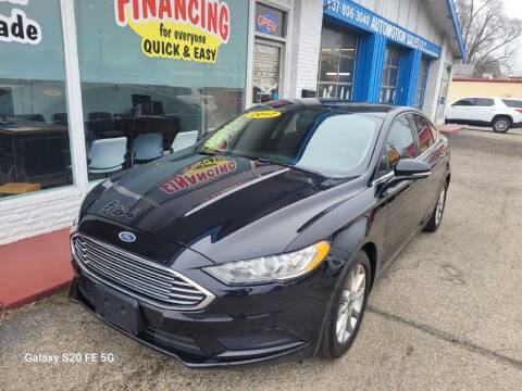 2017 Ford Fusion for sale at AutoMotion Sales in Franklin OH