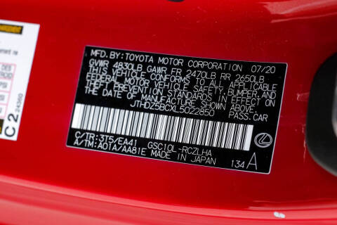 2020 Lexus RC 350