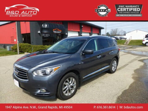 2013 Infiniti JX35 for sale at B&D Auto Sales Inc in Grand Rapids MI