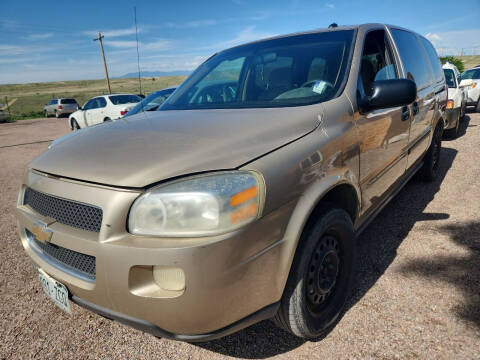 2005 Chevrolet Uplander for sale at PYRAMID MOTORS - Pueblo Lot in Pueblo CO