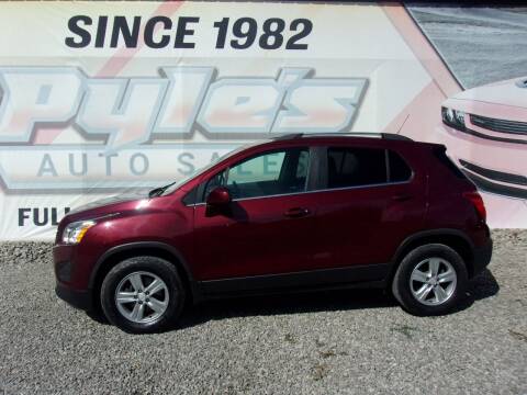 2016 Chevrolet Trax for sale at Pyles Auto Sales in Kittanning PA