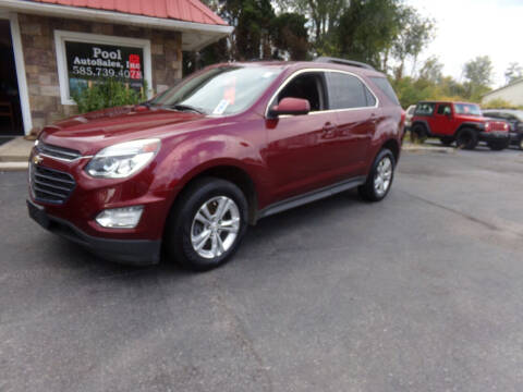 2016 Chevrolet Equinox for sale at Pool Auto Sales Inc in Spencerport NY