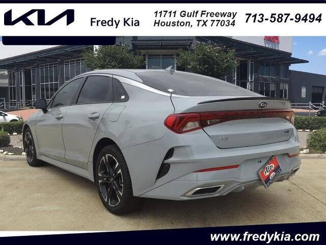 Used 2021 Kia K5 GT-Line with VIN 5XXG64J22MG028696 for sale in Houston, TX