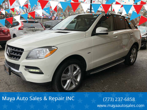 2012 Mercedes-Benz M-Class for sale at Maya Auto Sales & Repair INC in Chicago IL