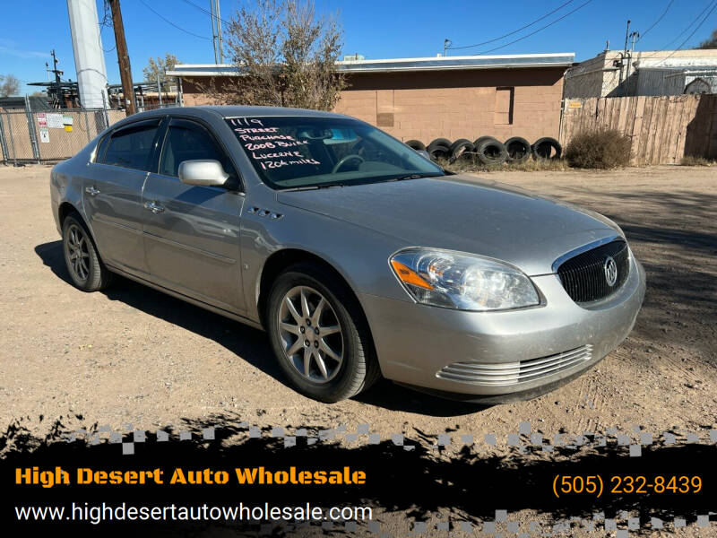 2008 Buick Lucerne for sale at High Desert Auto Wholesale in Albuquerque NM
