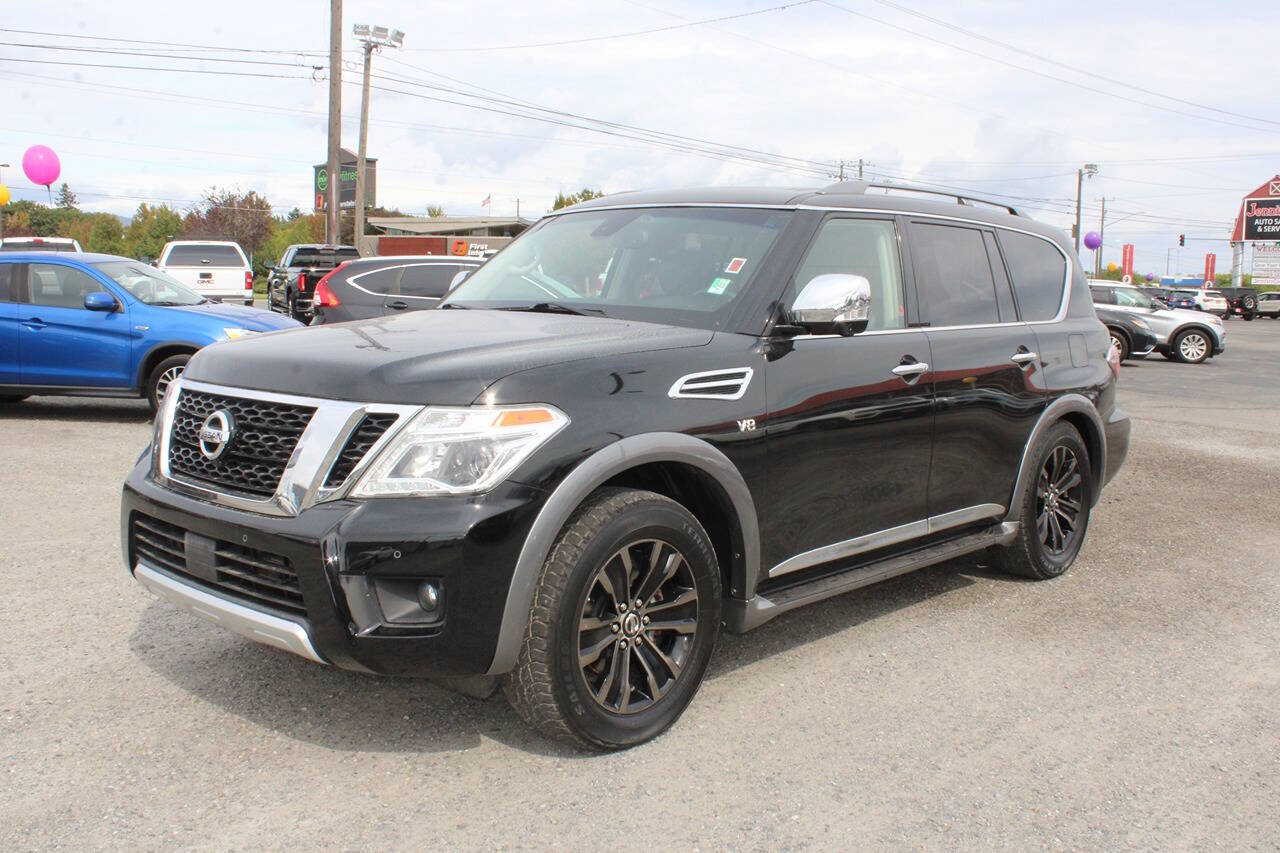 2017 Nissan Armada for sale at Jennifer's Auto Sales & Service in Spokane Valley, WA