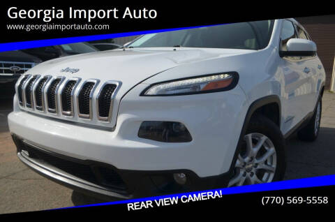 2015 Jeep Cherokee for sale at Georgia Import Auto in Alpharetta GA