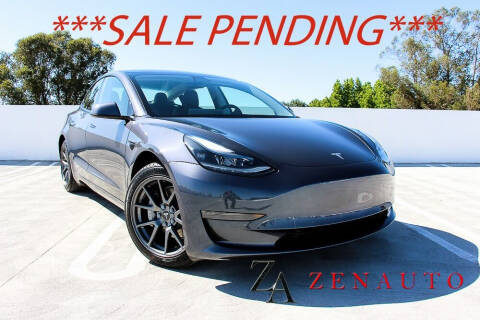 2021 Tesla Model 3 for sale at Zen Auto Sales in Sacramento CA