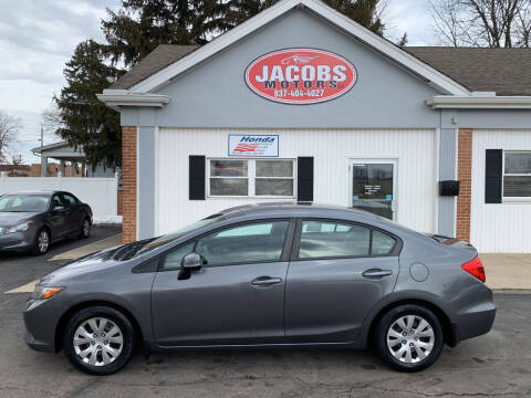 2012 Honda Civic for sale at Jacobs Motors LLC in Bellefontaine OH