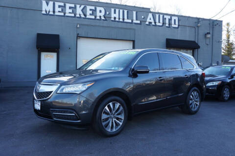 2014 Acura MDX for sale at Meeker Hill Auto Sales in Germantown WI