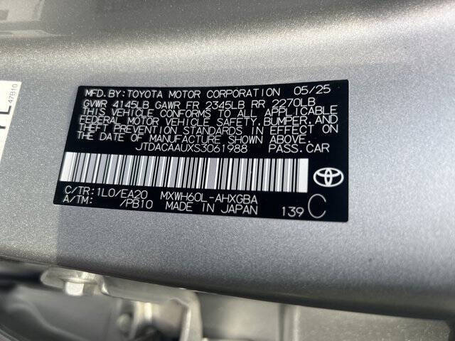 2025 Toyota Prius XLE