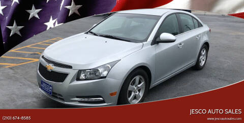 2014 Chevrolet Cruze for sale at Jesco Auto Sales in San Antonio TX