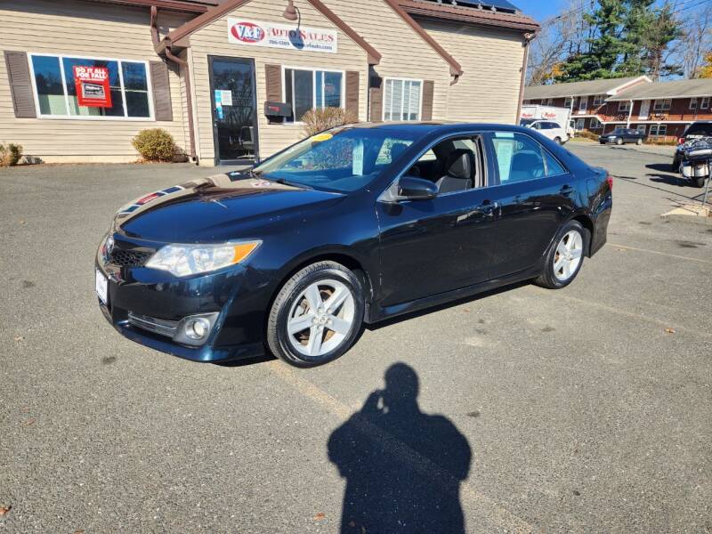2012 Toyota Camry for sale at V & F Auto Sales in Agawam MA
